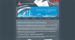 Desktop Screenshot of cecildavisplumbing.net